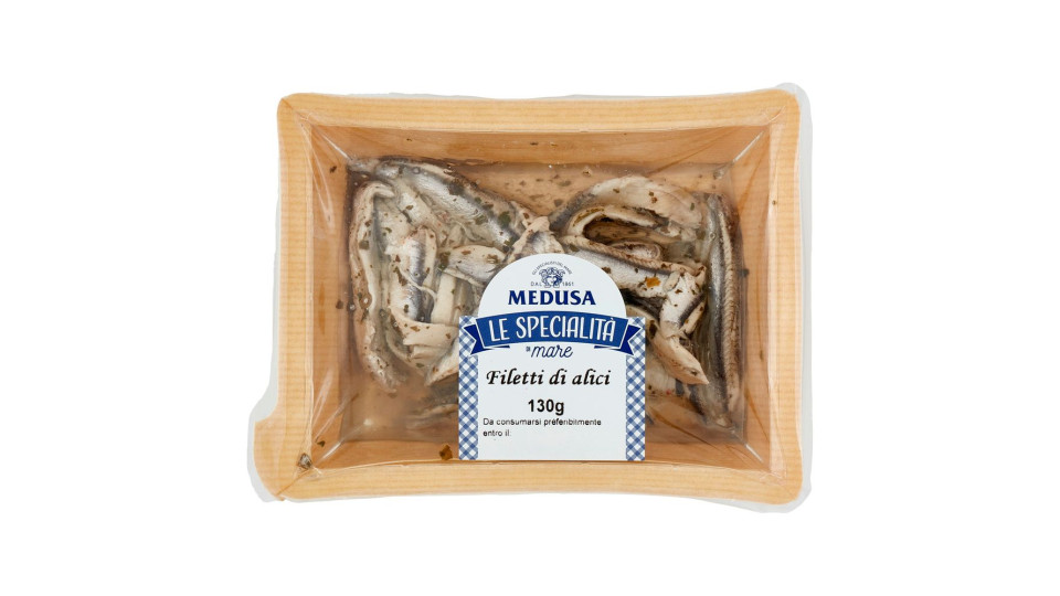 Medusa Le Specialità Di Mare Filetti Di Alici 130 G