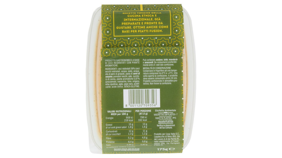 Hummus Di Ceci Alle Erbe 175 G
