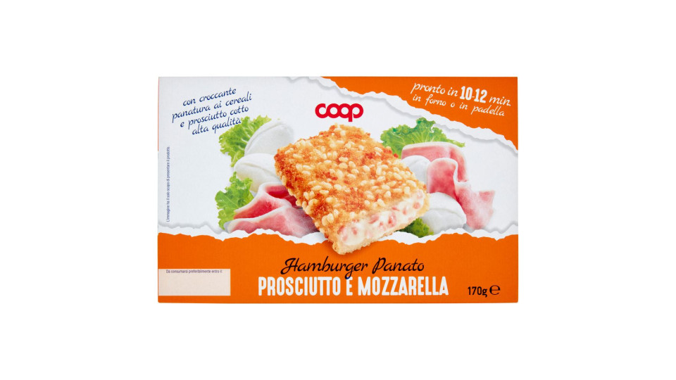 Hamburger Panato Prosciutto E Mozzarella 2 X 85 G