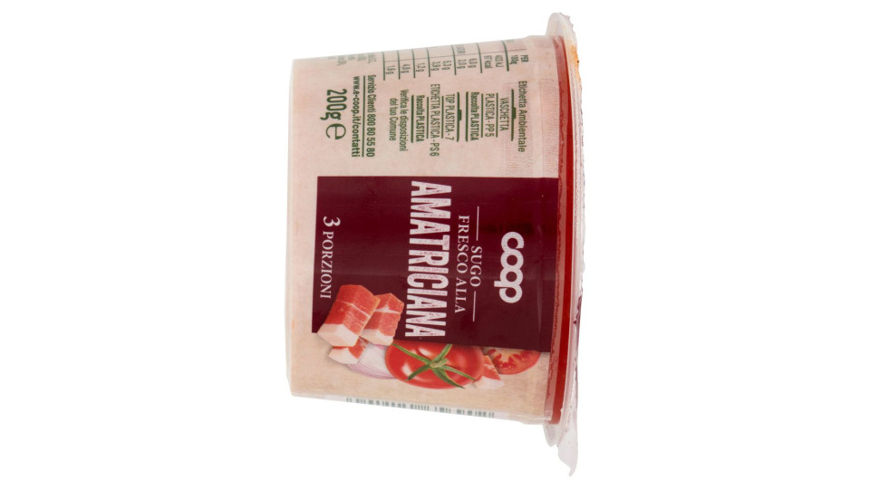 Sugo Fresco Alla Amatriciana 200 G