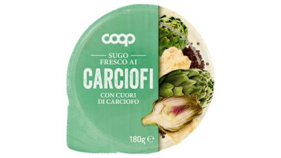 Sugo Fresco Ai Carciofi Con Cuori Di Carciofo 180 G