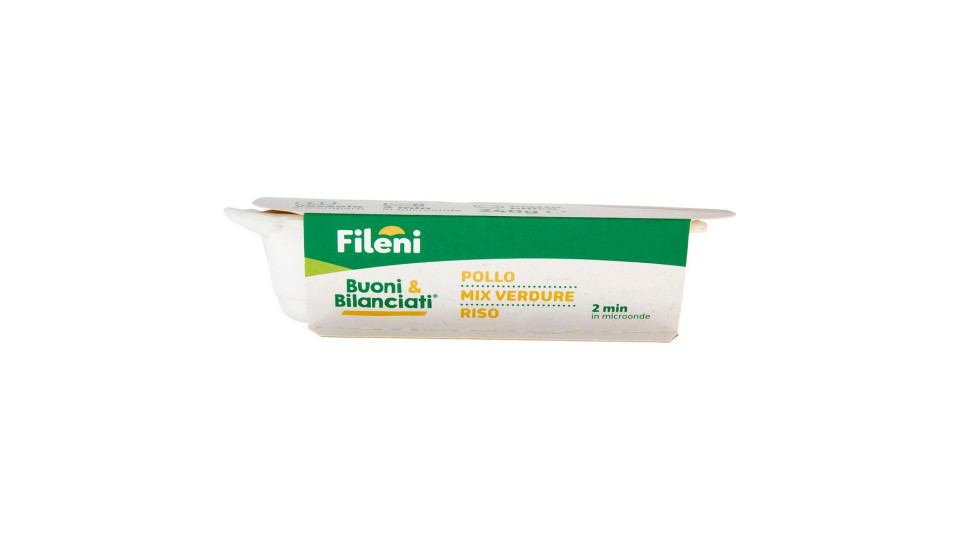 Fileni Buoni & Bilanciati Pollo Al Curry, Mix Di Verdure, Riso Ribe E Nero 240 G