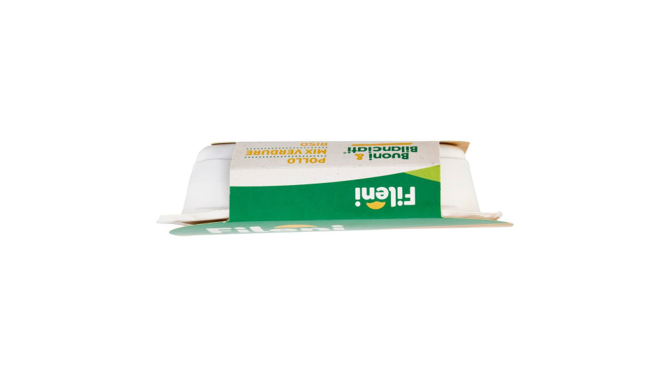Fileni Buoni & Bilanciati Pollo Al Curry, Mix Di Verdure, Riso Ribe E Nero 240 G