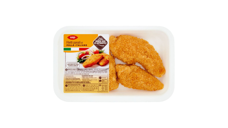 Filetti Panati Di Pollo Italiano 0,220 Kg