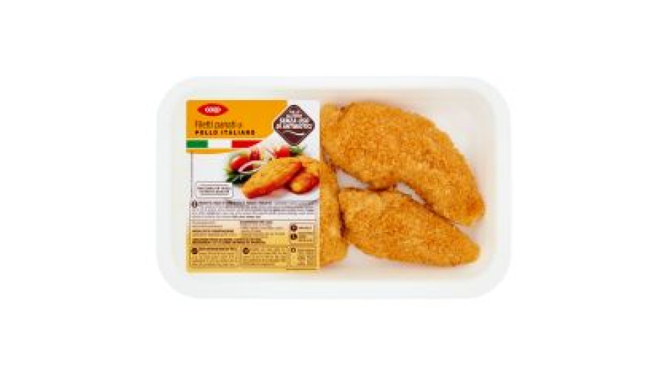 Filetti Panati Di Pollo Italiano 0,220 Kg