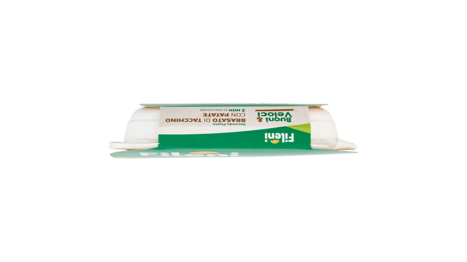 Fileni Buoni & Veloci Secondo Piatto Brasato Di Tacchino Con Patate 220 G