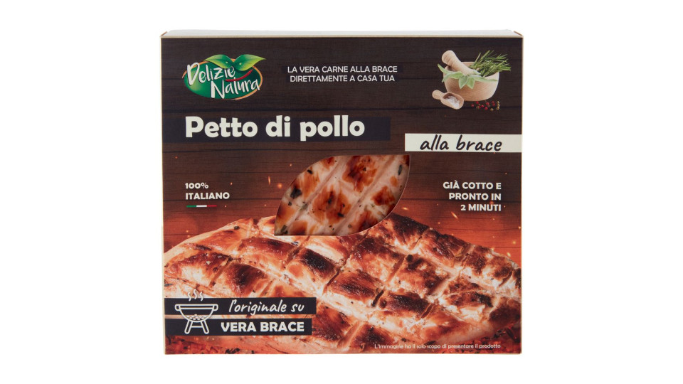 Delizie Natura Petto Di Pollo Alla Brace 0,150 Kg