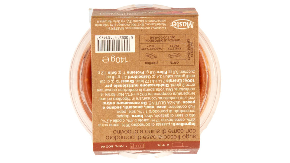 Mamma Emma Ragù Fresco Alla Bolognese 140 G