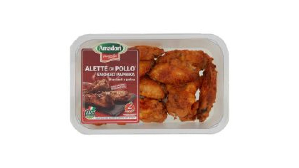 Amadori Alette Di Pollo Smoked Paprika 0,500 Kg