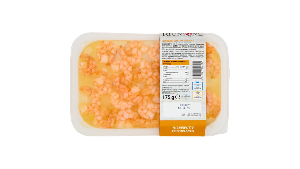 Riunione Mazzancolle All'arancia 175 G
