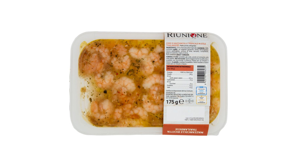 Riunione Mazzancolle Alla Thailandese 175 G