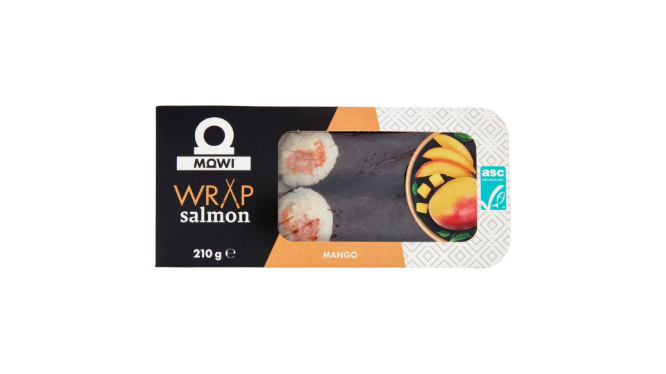 Mowi Wrap Salmon Mango 210 G