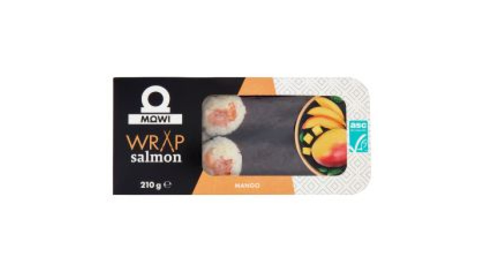 Mowi Wrap Salmon Mango 210 G