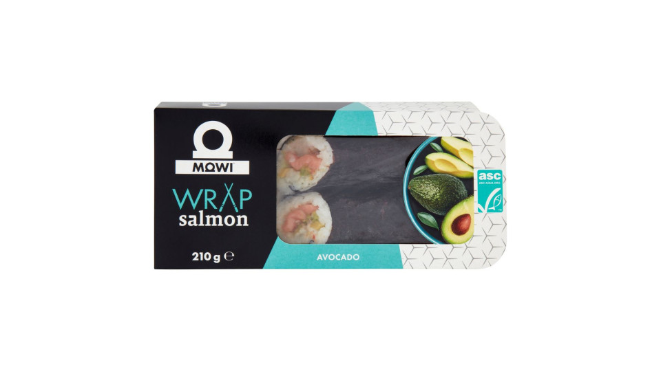 Mowi Wrap Salmon Avocado 210 G