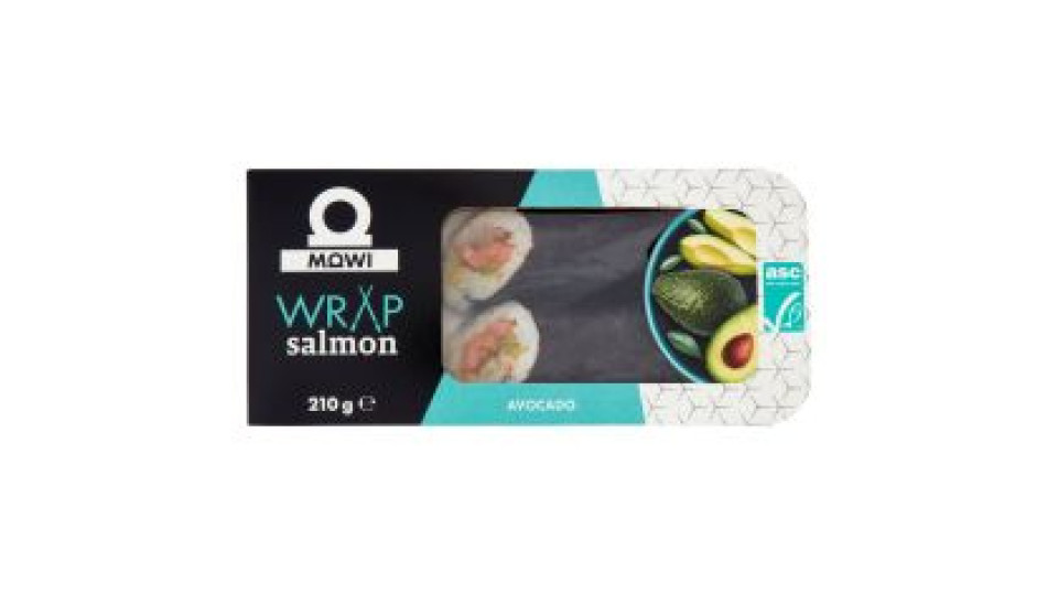 Mowi Wrap Salmon Avocado 210 G