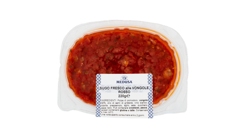 Medusa Sugo Fresco Alle Vongole Rosso 220 G