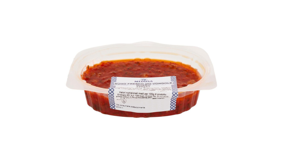 Medusa Sugo Fresco Alle Vongole Rosso 220 G