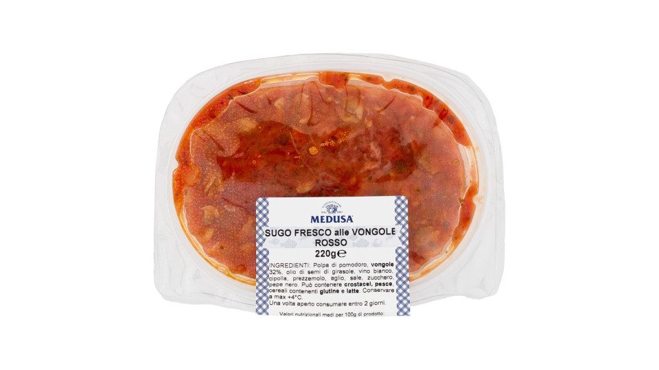 Medusa Sugo Fresco Alle Vongole Rosso 220 G