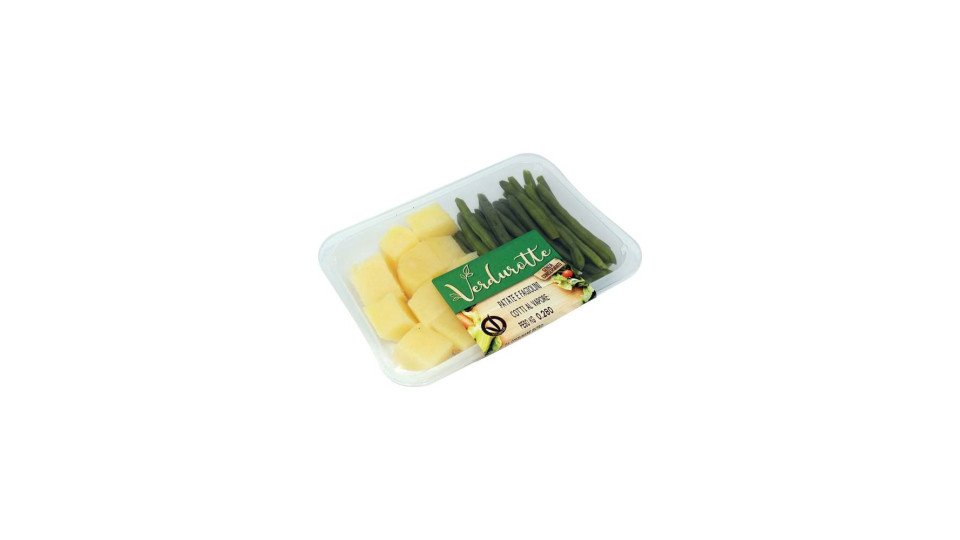 Verdurotte Patate E Fagiolini Cotti Al Vapore Pronti Da Gustare 280g