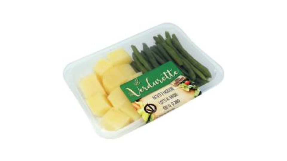 Verdurotte Patate E Fagiolini Cotti Al Vapore Pronti Da Gustare 280g