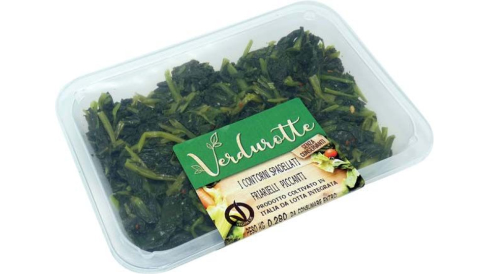 Verdurotte Friarielli Piccanti Spadellati Da Agricoltura Integrata In Vaschetta 280g