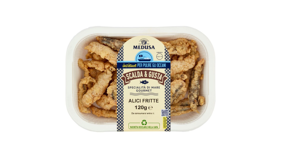 Medusa Alici Fritte 120 G