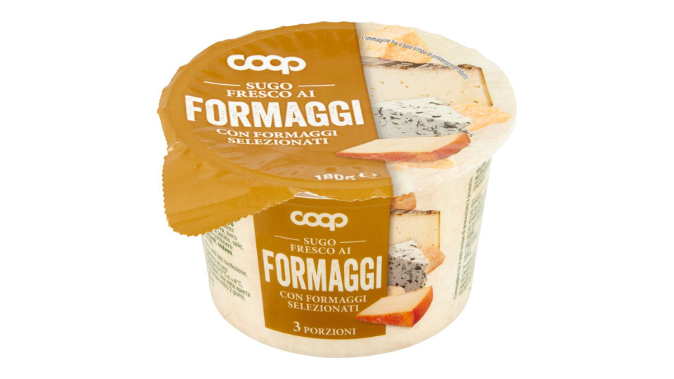 Sugo Fresco Ai Formaggi Con Formaggi Selezionati 180 G