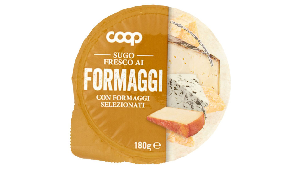 Sugo Fresco Ai Formaggi Con Formaggi Selezionati 180 G