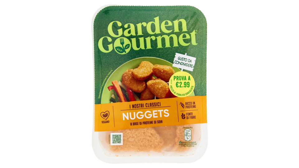 Garden Gourmet Nuggets Di Soia Vegani 200g