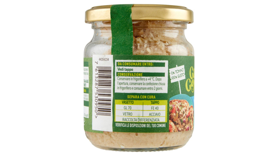 Garden Gourmet Vuna Preparato Vegano A Base Di Proteine Di Pisello Barattolo 175g