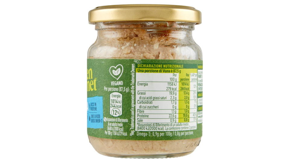 Garden Gourmet Vuna Preparato Vegano A Base Di Proteine Di Pisello Barattolo 175g