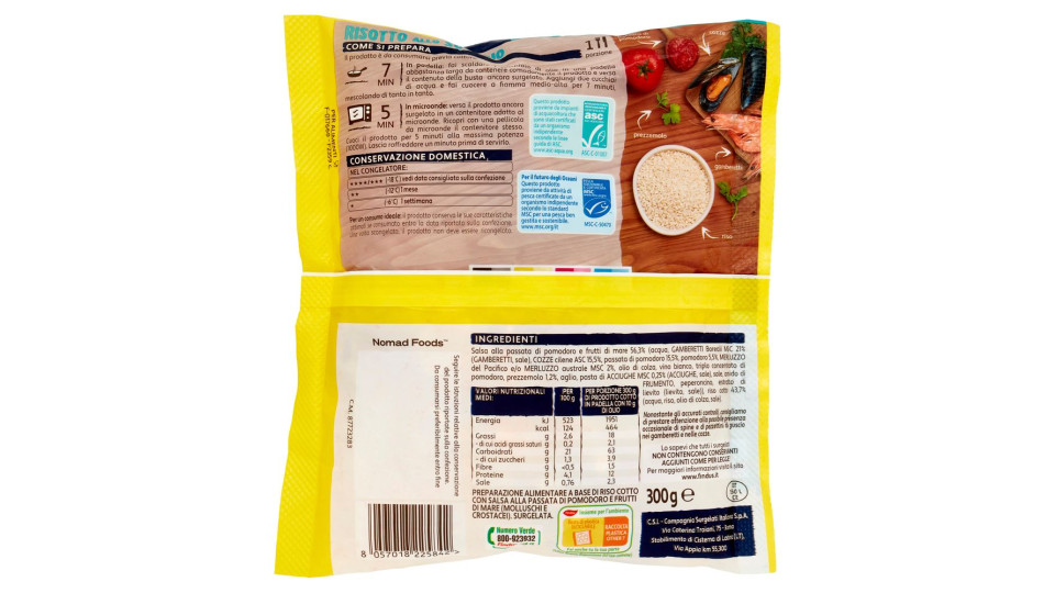 4 Salti In Padella Findus Risotto Allo Scoglio 300 G