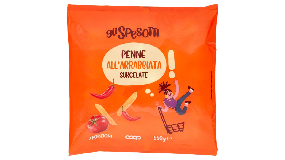 Penne All'arrabbiata Surgelate 550 G
