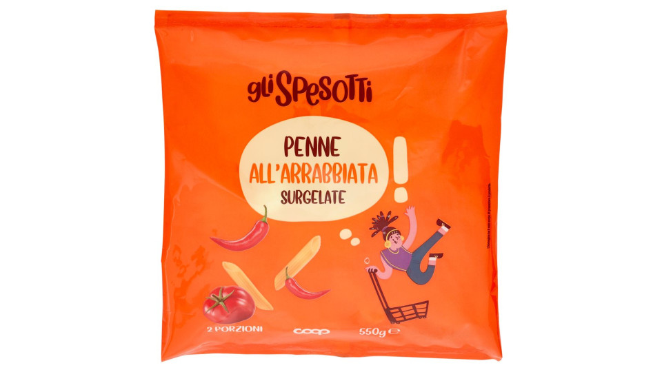 Penne All'arrabbiata Surgelate 550 G