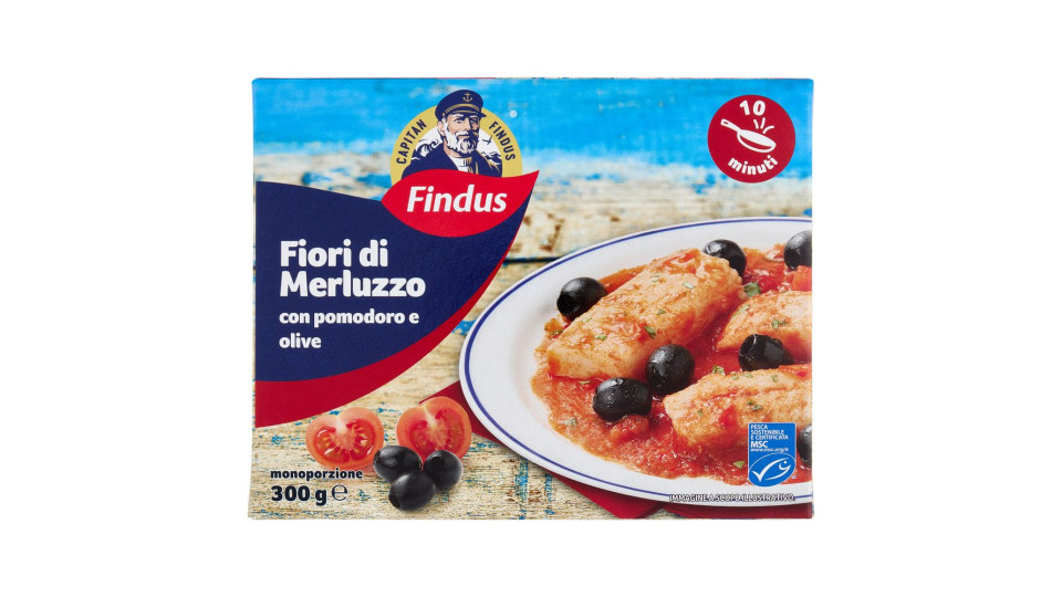 Capitan Findus Fiori Di Merluzzo Con Pomodoro E Olive 300 G