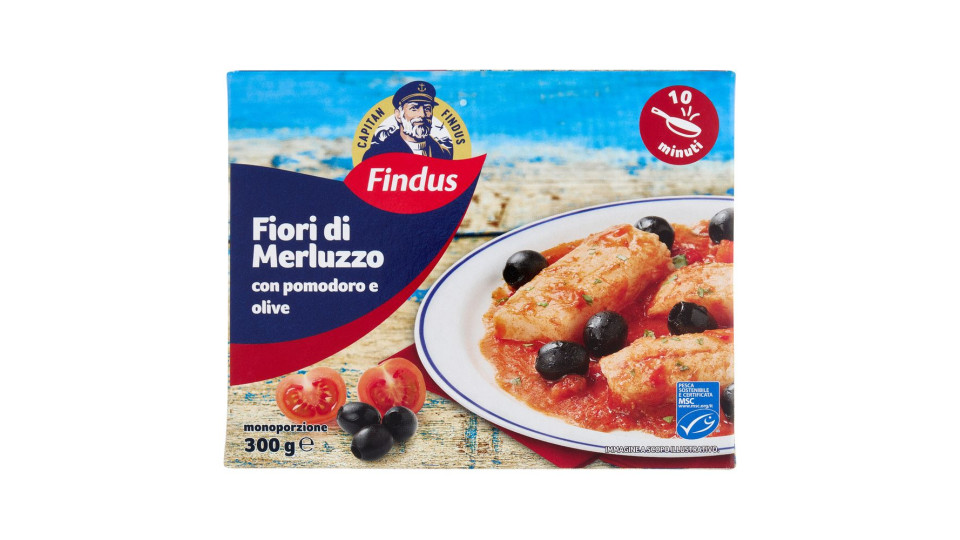Capitan Findus Fiori Di Merluzzo Con Pomodoro E Olive 300 G