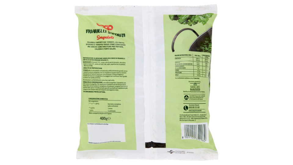 Friarielli Saporiti Surgelati 400 G