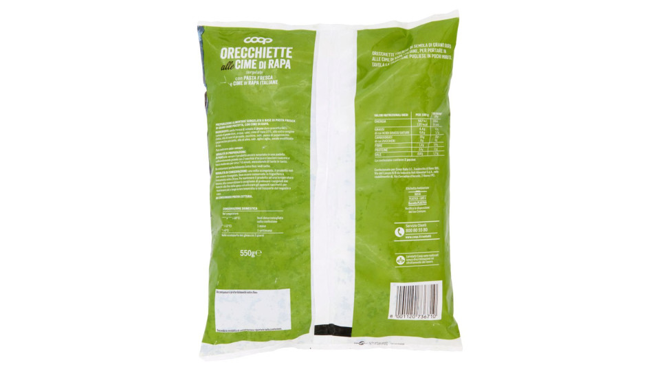 Orecchiette Alle Cime Di Rapa Surgelate 550 G
