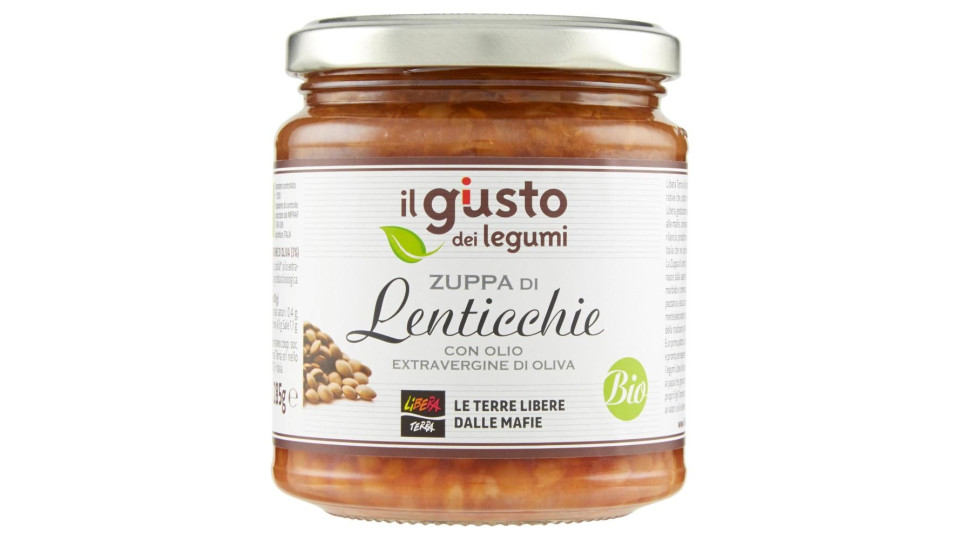 Libera Terra Il Giusto Gusto Dei Legumi Zuppa Di Lenticchie Bio 285 G