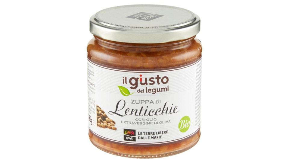 Libera Terra Il Giusto Gusto Dei Legumi Zuppa Di Lenticchie Bio 285 G