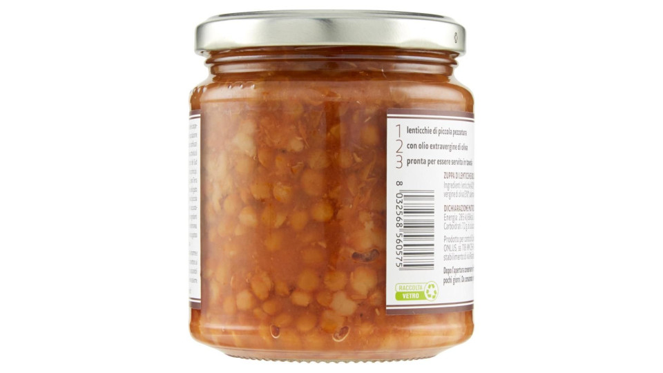 Libera Terra Il Giusto Gusto Dei Legumi Zuppa Di Lenticchie Bio 285 G
