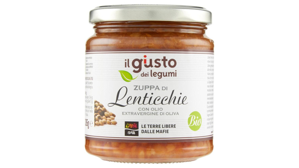 Libera Terra Il Giusto Gusto Dei Legumi Zuppa Di Lenticchie Bio 285 G