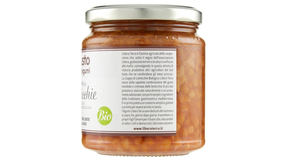 Libera Terra Il Giusto Gusto Dei Legumi Zuppa Di Lenticchie Bio 285 G