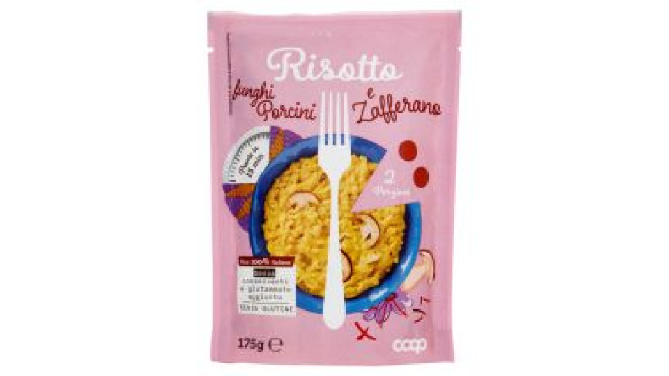 Risotto Funghi Porcini E Zafferano 175 G