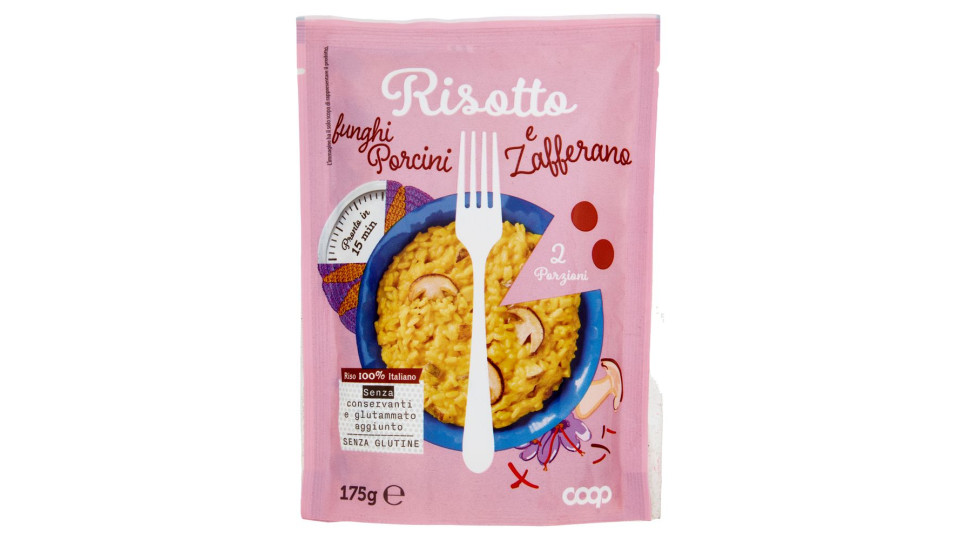 Risotto Funghi Porcini E Zafferano 175 G