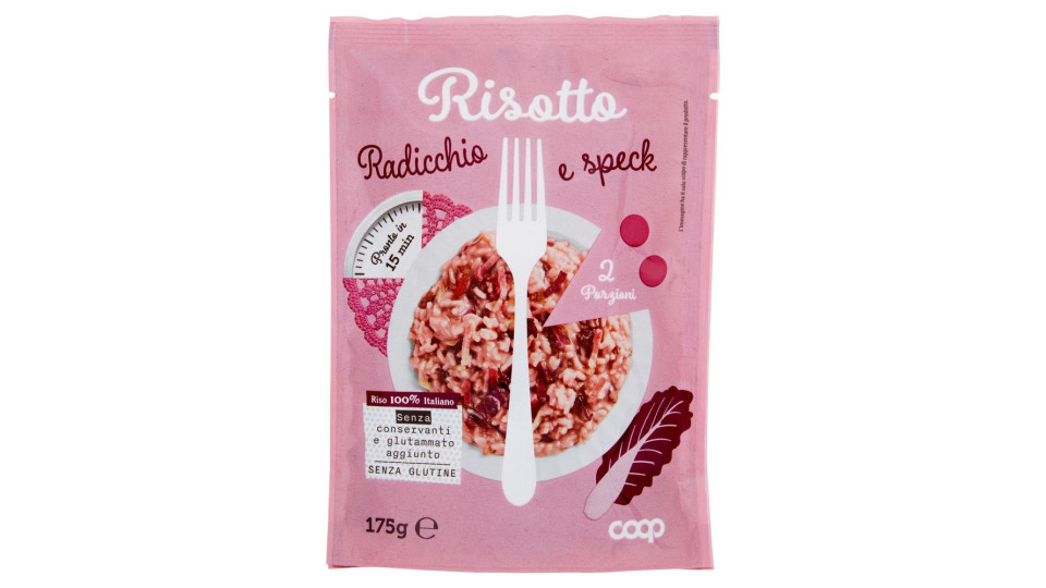 Risotto Radicchio E Speck 175 G