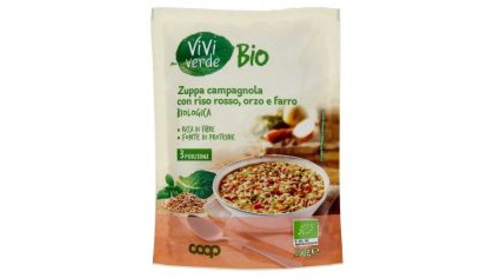 Zuppa Campagnola Con Riso Rosso, Orzo E Farro Biologica 150 G