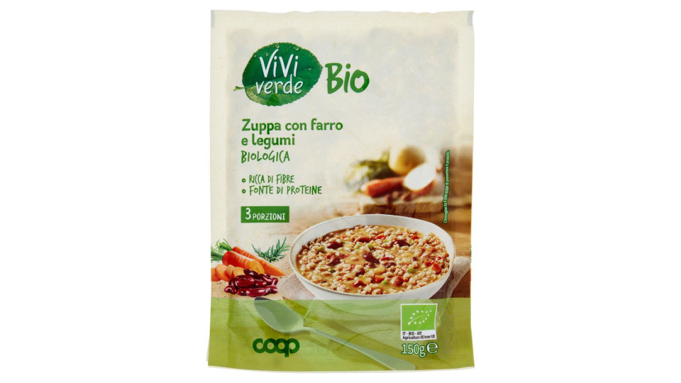 Zuppa Con Farro E Legumi Biologica 150 G