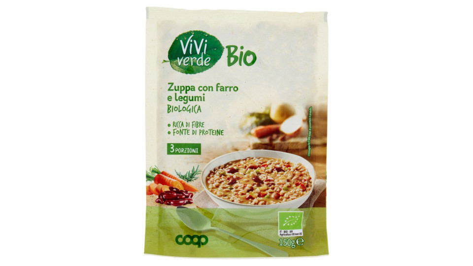 Zuppa Con Farro E Legumi Biologica 150 G