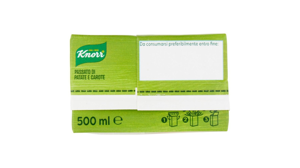 Knorr Passato Di Patate E Carote 500 Ml